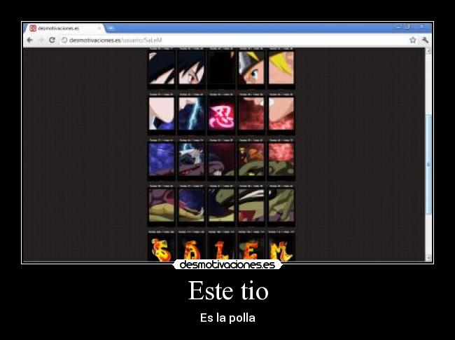 Este tio - Es la polla