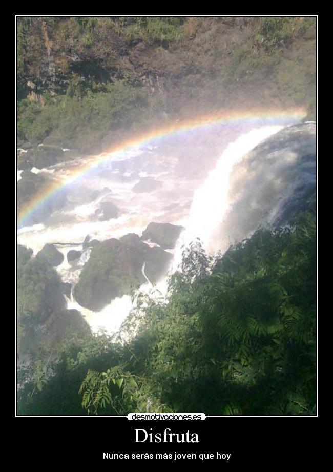 Disfruta - Nunca serás más joven que hoy