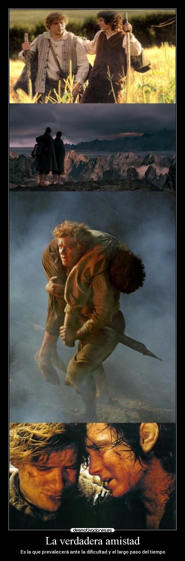 La verdadera amistad - Es la que prevalecerá ante la dificultad y el largo paso del tiempo