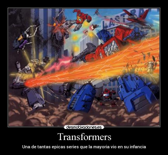 carteles transformers epico desmotivaciones
