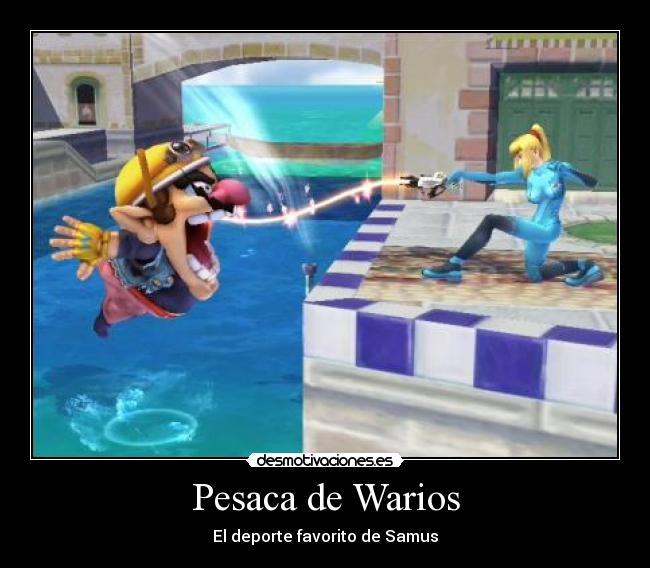 Pesaca de Warios - El deporte favorito de Samus