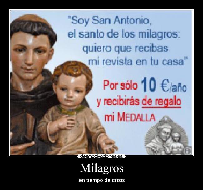Milagros - en tiempo de crisis