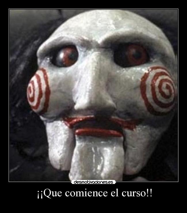 ¡¡Que comience el curso!! -