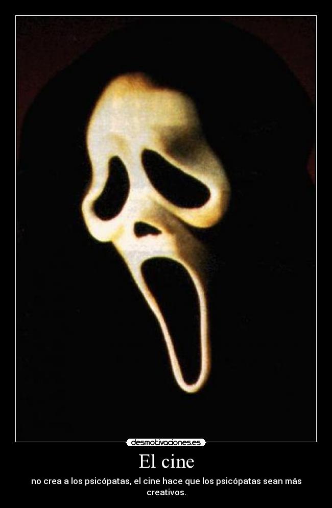 carteles cine scream desmotivaciones