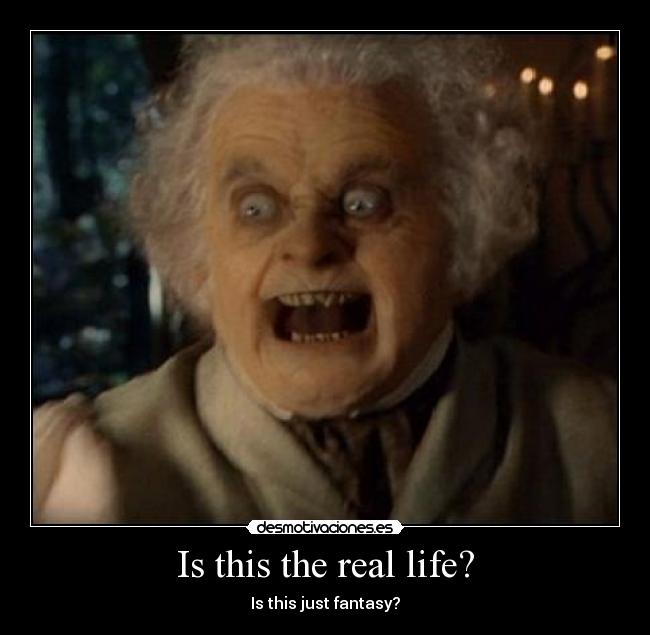 Is this the real life? - 