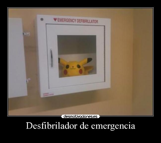 Desfibrilador de emergencia -