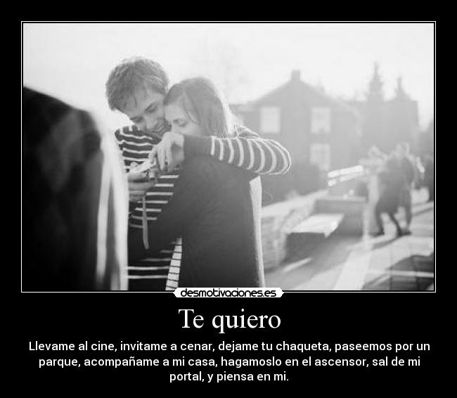 Te quiero -