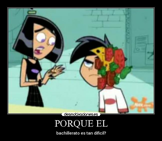 PORQUE EL - bachillerato es tan dificil?