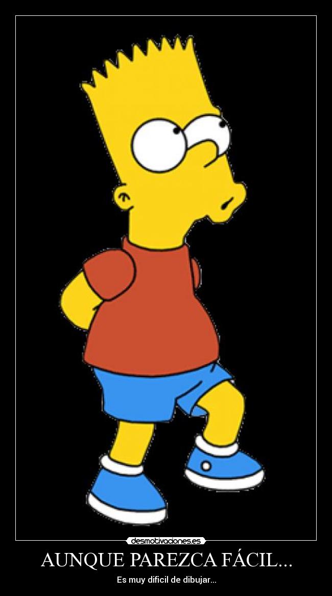 AUNQUE PAREZCA FÁCIL... - Es muy dificil de dibujar...
