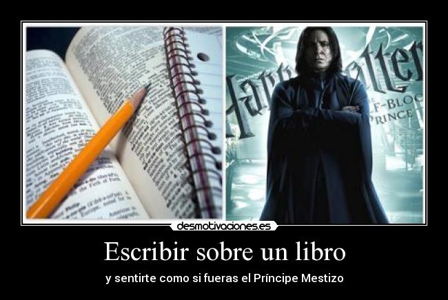 Escribir sobre un libro - y sentirte como si fueras el Príncipe Mestizo