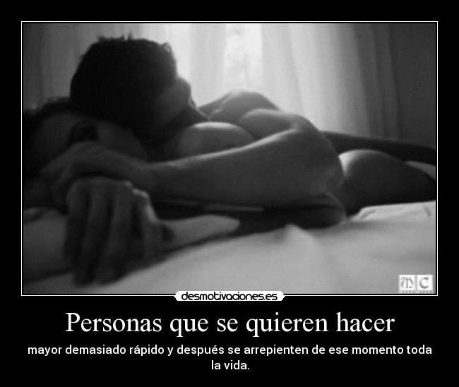 Personas que se quieren hacer - 