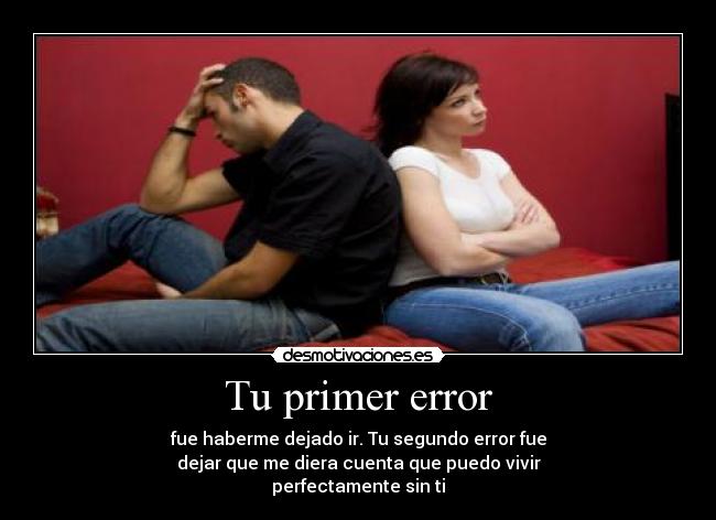 Tu primer error -