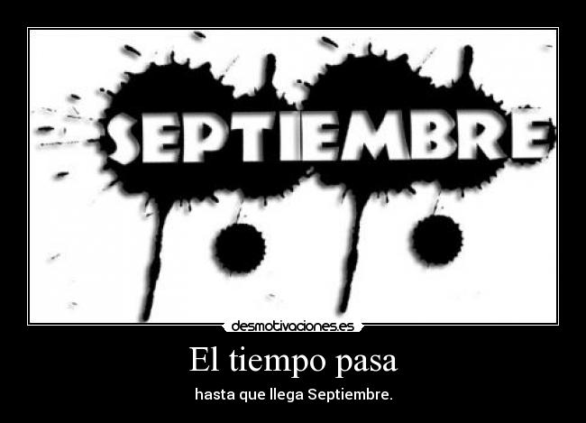 El tiempo pasa -