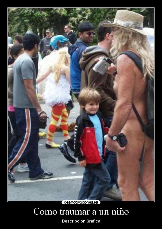 Como traumar a un niño -
