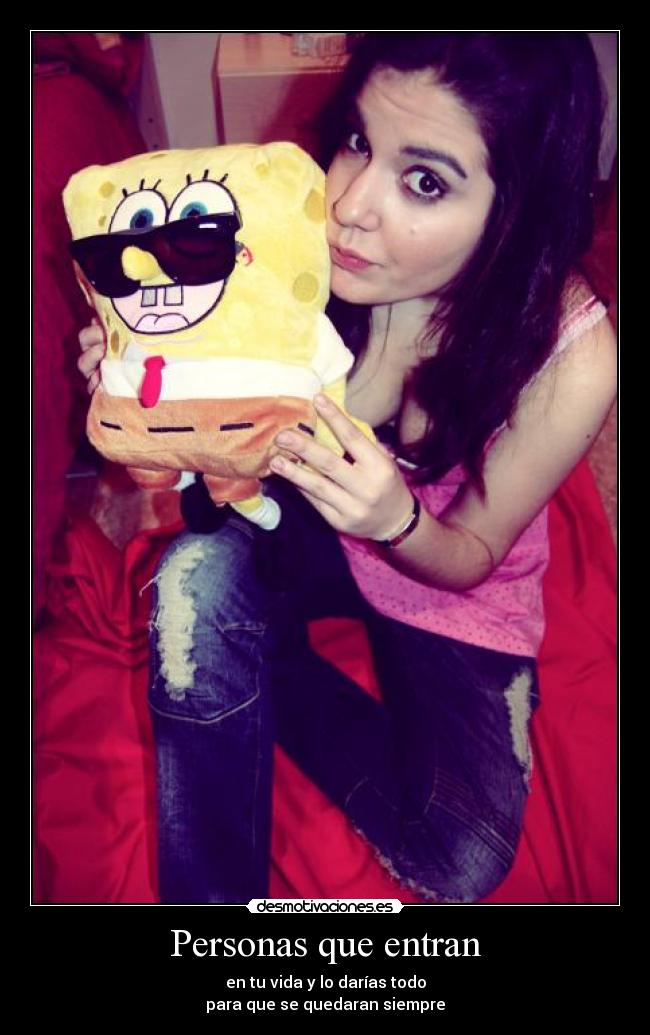 Personas que entran -