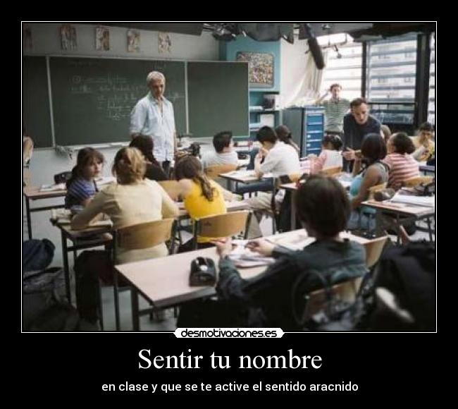 Sentir tu nombre -