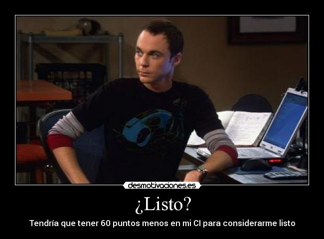 ¿Listo? -