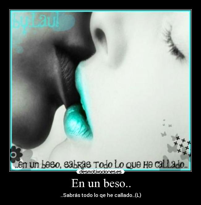 En un beso.. - 