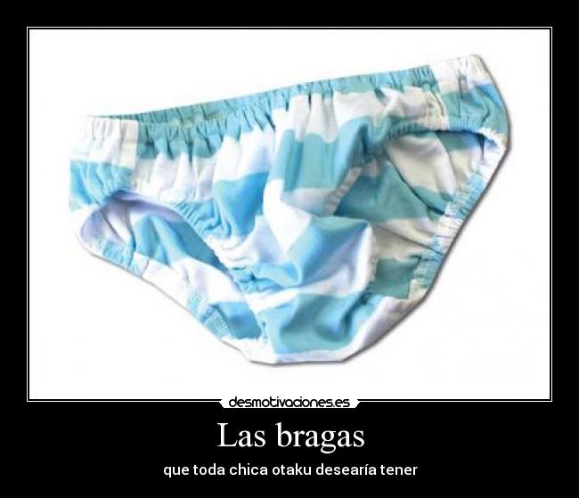 Las bragas - que toda chica otaku desearía tener