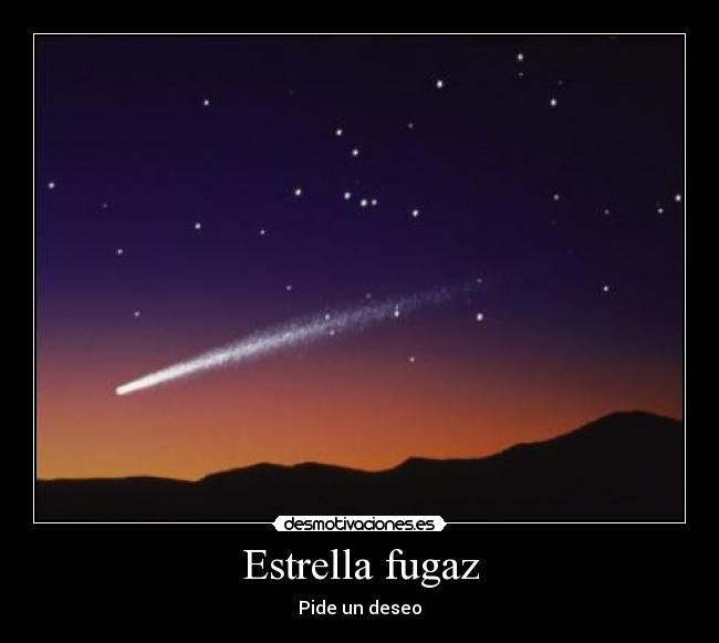 Estrella fugaz -
