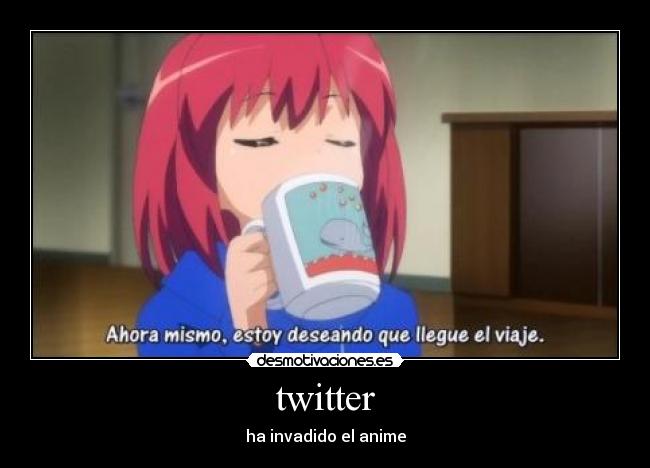 twitter - ha invadido el anime