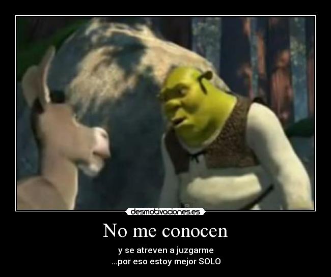 No me conocen - 