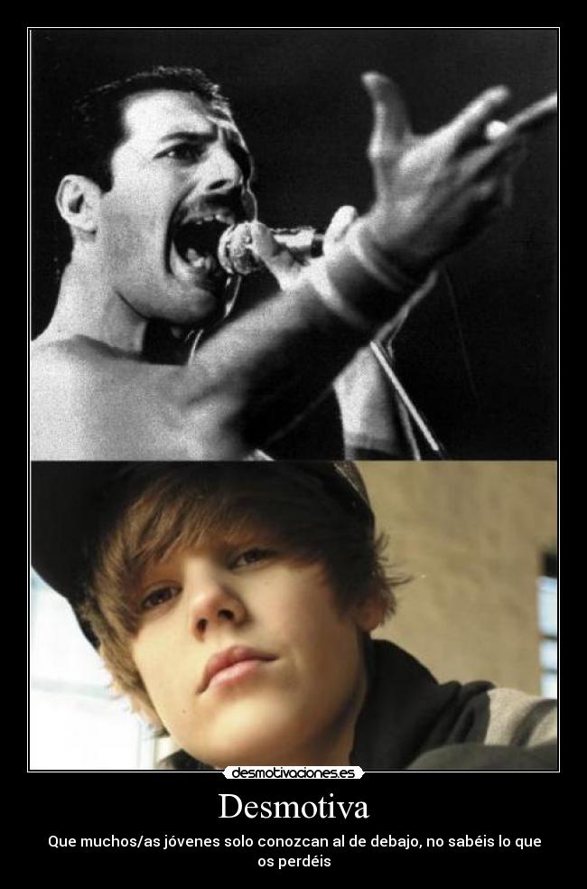 carteles freddie mercury queen desmotivaciones