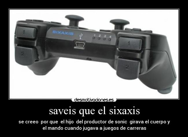 saveis que el sixaxis - 