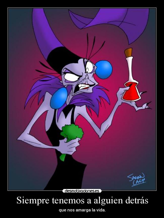 Siempre tenemos a alguien detrás -