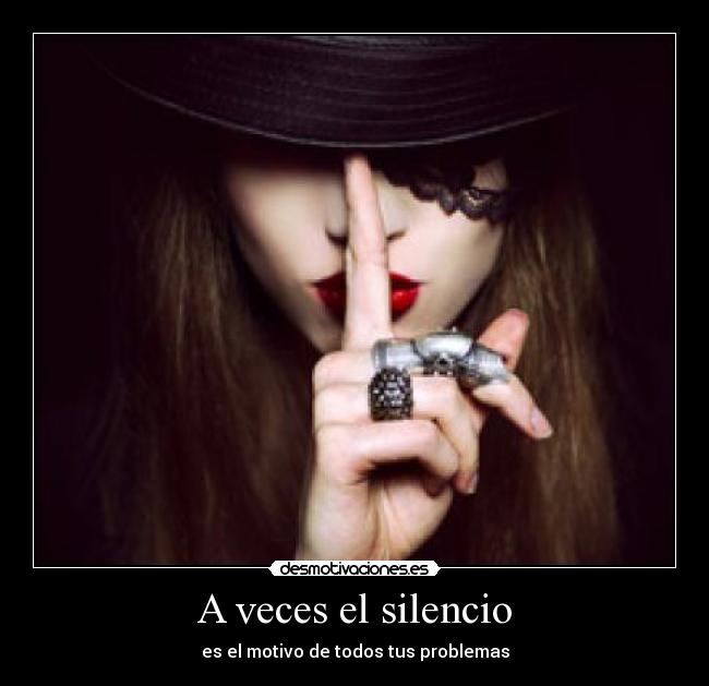 A veces el silencio -