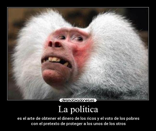 carteles politica politica robar desmotivaciones