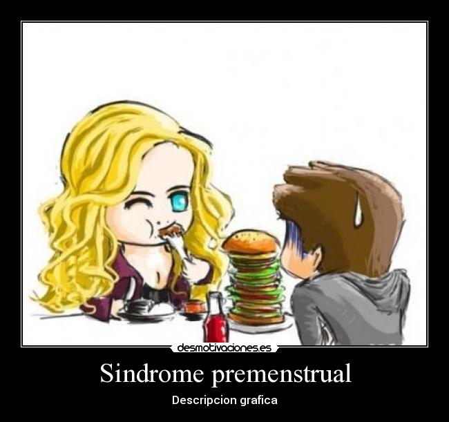Sindrome premenstrual - Descripcion grafica