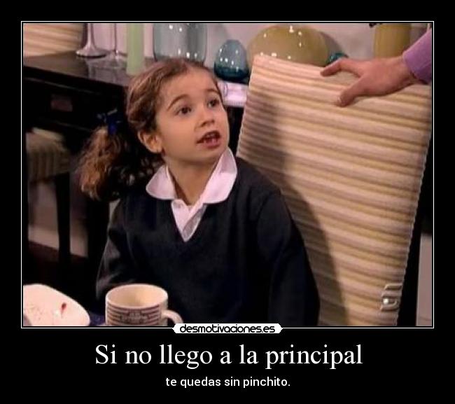 Si no llego a la principal - 