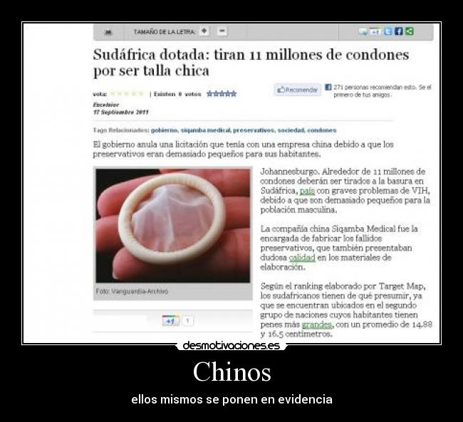 Chinos - ellos mismos se ponen en evidencia