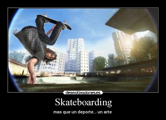 Skateboarding -