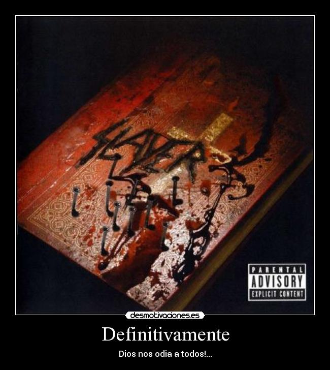 Definitivamente - Dios nos odia a todos!...