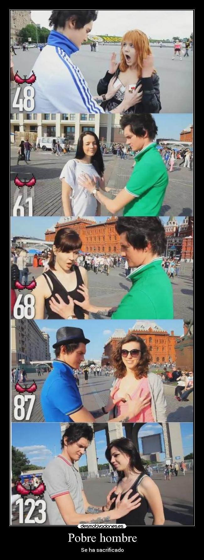 Pobre hombre - Se ha sacrificado