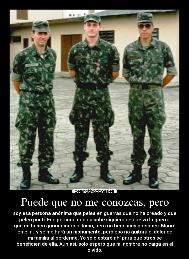 carteles soldado desmotivaciones