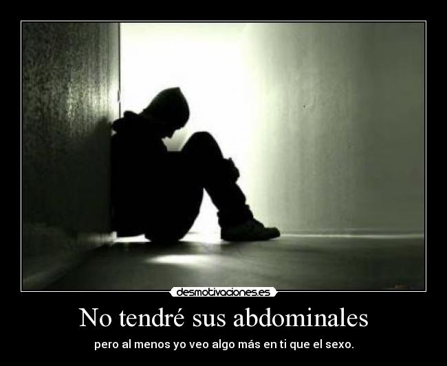 No tendré sus abdominales - 