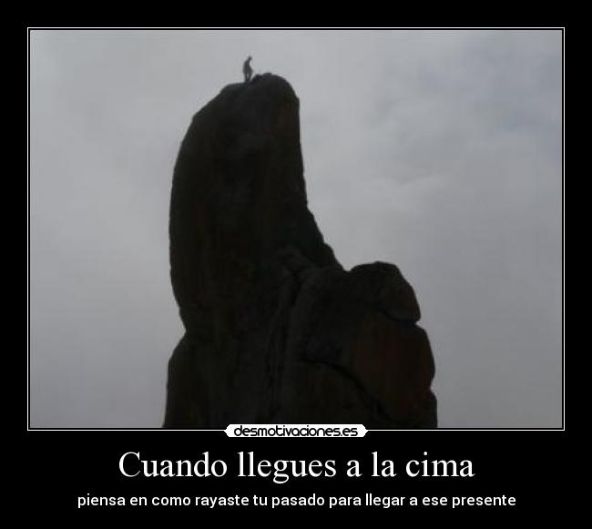 Cuando llegues a la cima -