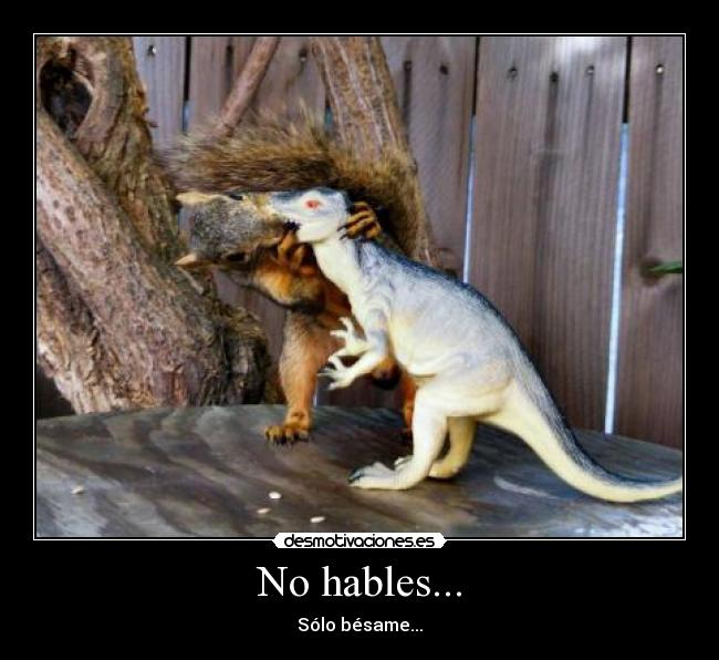 carteles ardilladinosauriohablar desmotivaciones