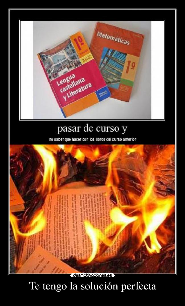 Te tengo la solución perfecta -