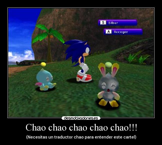 carteles sonic adventure aburrimiento desmotivaciones