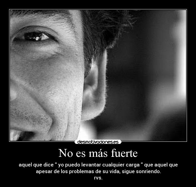 No es más fuerte - 