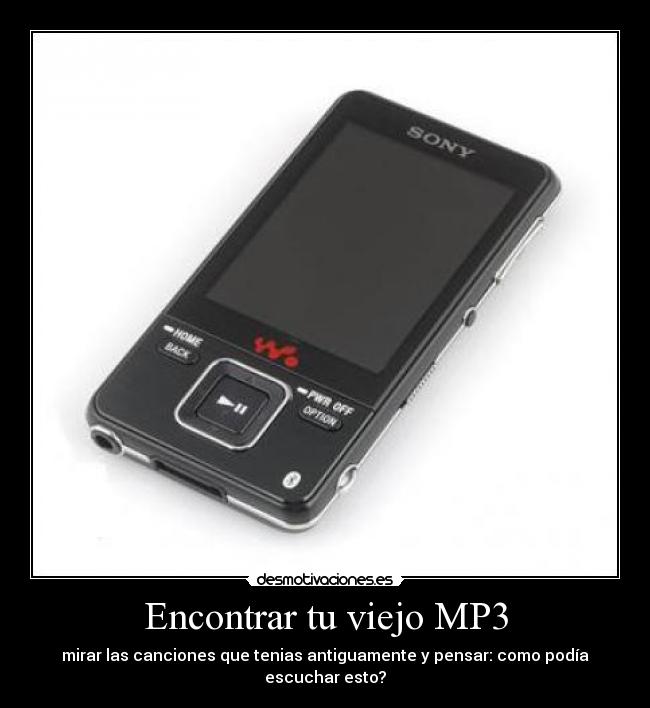 Encontrar tu viejo MP3 - 