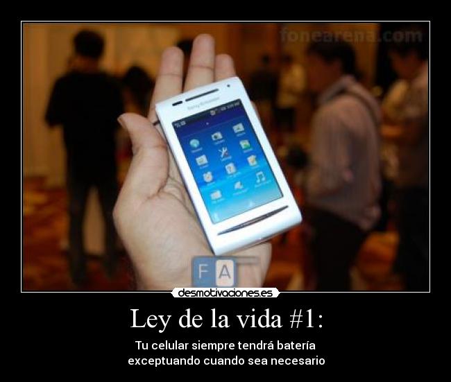 Ley de la vida #1: -
