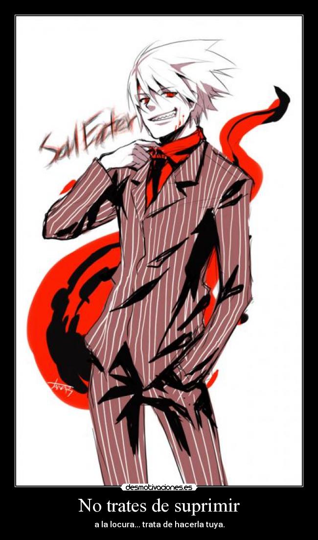 No trates de suprimir -