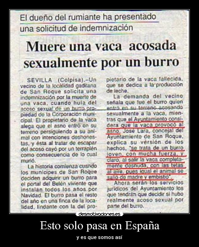 Esto solo pasa en España - 