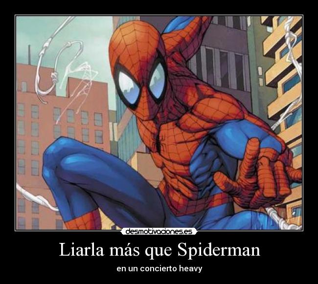 carteles spiderman desmotivaciones