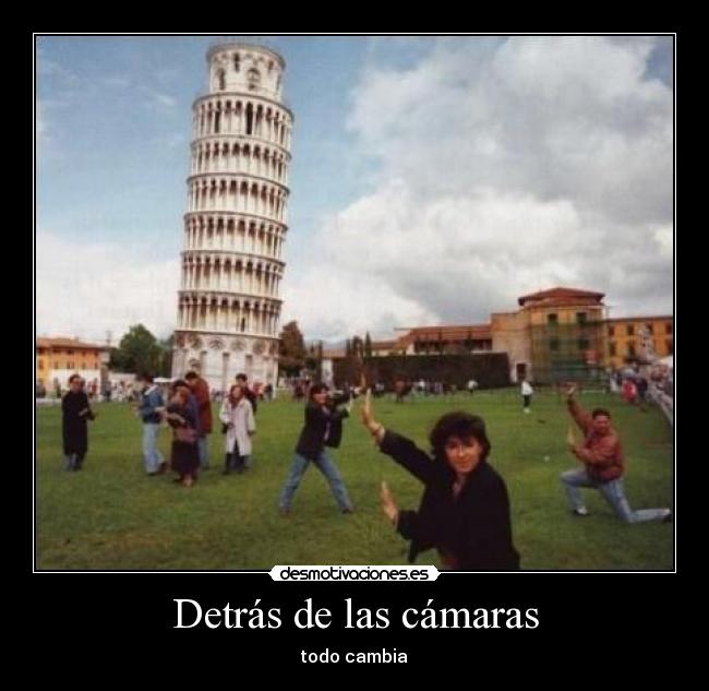 Detrás de las cámaras -